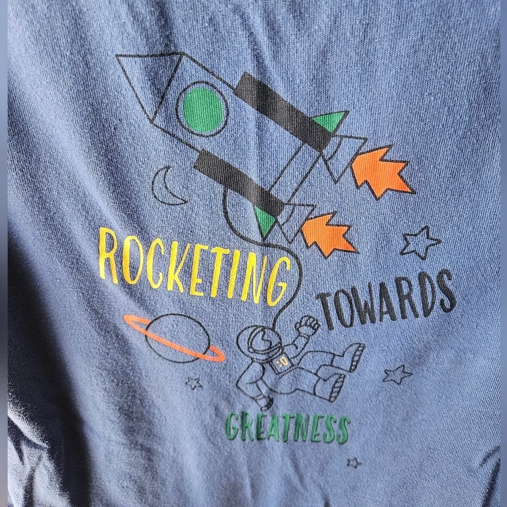 Garanimals Blue Space Adventure Long Sleeve Tee